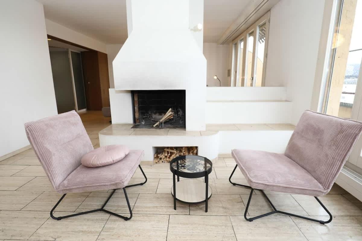 Penthouse With Jacuzzi, Sauna And Rooftop Apartemen Zurich